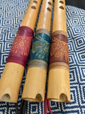 Quena thick Pucallpca Peruvian bamboo flute in G