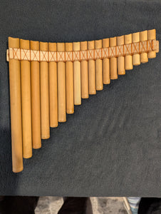 Professional Panflute Flauta de Pan 18 Beveled Pipes in G tubos biselados