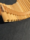 Professional Panflute Flauta de Pan 18 Beveled Pipes in G tubos biselados