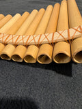 Professional Panflute Flauta de Pan 18 Beveled Pipes in G tubos biselados
