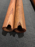 Luxury Cocobolo or African Mahogany Quena in F