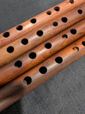 Luxury Cocobolo or African Mahogany Quena in F