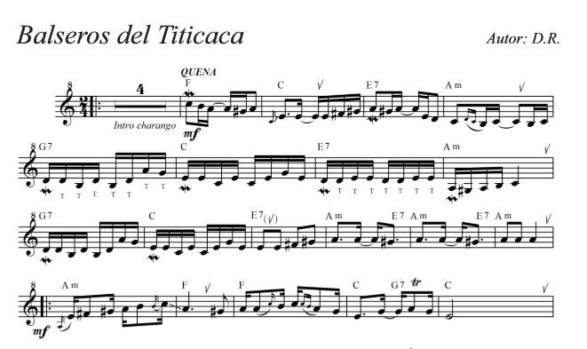 Quena Sheet Music PDF & MP3s of Andean Music Classics by Pancho