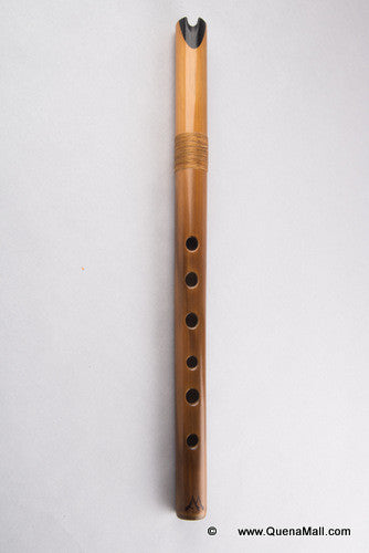 Professional Bamboo Ebony Quena in G by Angel Sampedro -Un Mundo