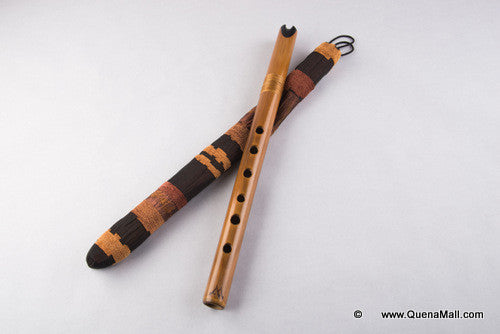 Professional Bamboo Ebony Quena in G by Angel Sampedro Un Mundo de Ba