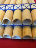 Chromatic Bamboo Panpipe Zampoña Two Rows Beveled Tubes - Tubos Biselados